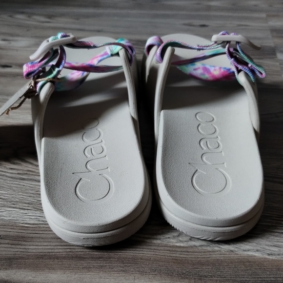 Chaco Chillos Light Tie Dye Slide Sandal Women's Size 6 - Picture 3 of 5